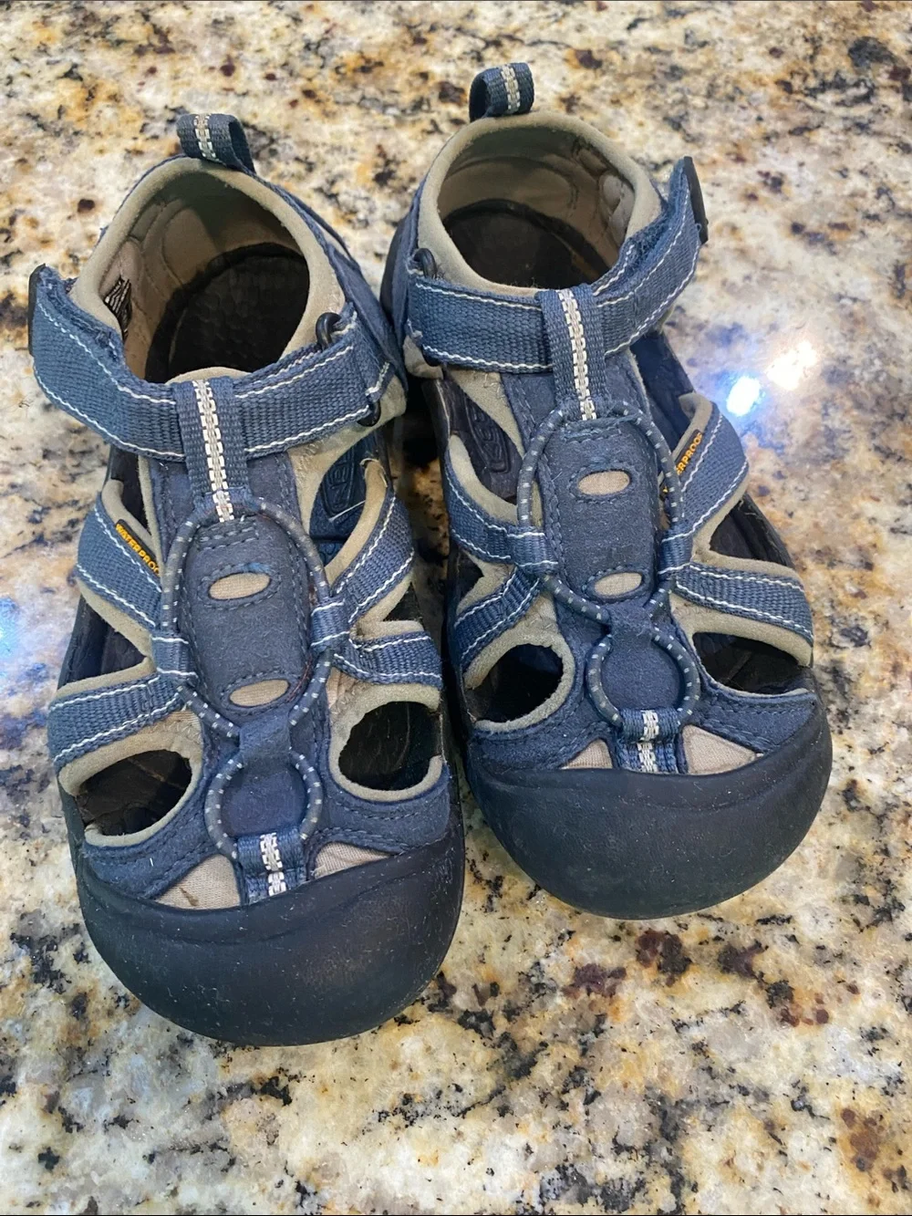 Keen Kids Navy and Gray Waterproof Sport Sandals